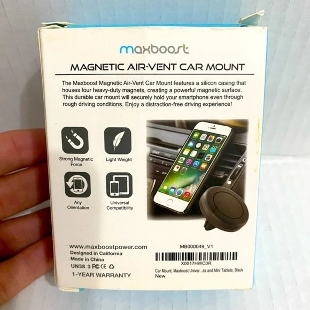 Maxboost Air Vent Magnetic Car Mount Holder For Smartphone